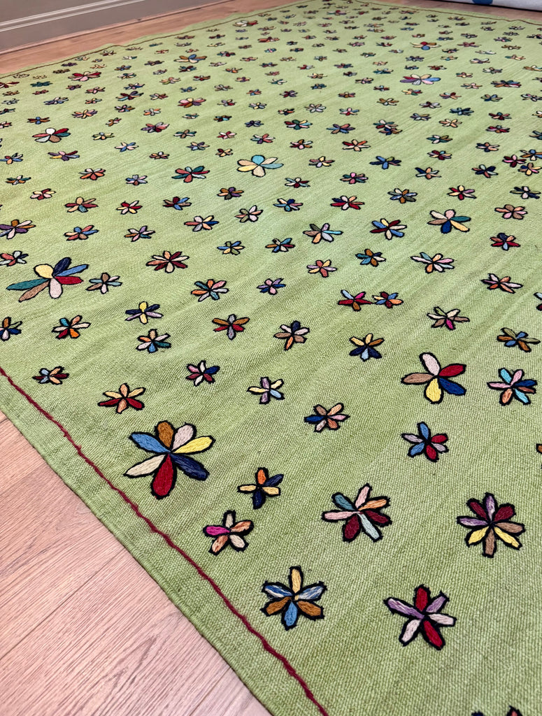 Suzani Rug | 360cm x 270cm | Meadow Rugs | Emma Mellor Handmade Rugs
