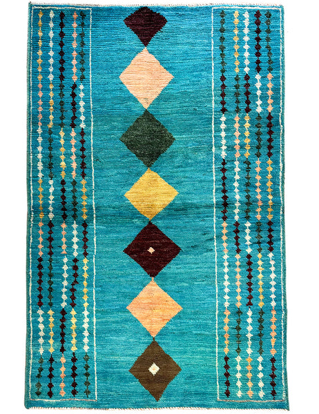 Nomadic Afghan Rug | 180cm x 110cm | Contemporary Rugs | Emma Mellor Rugs