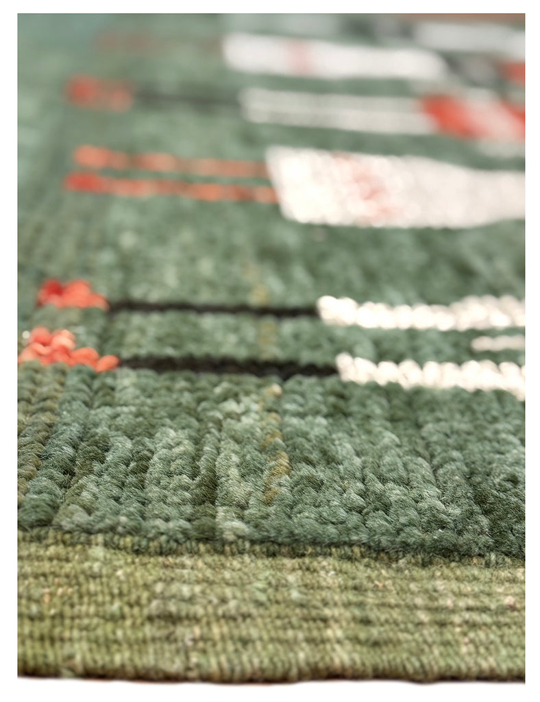 Nomadic Afghan Rug | 170cm x 133cm | Emma Mellor Handmade Rugs
