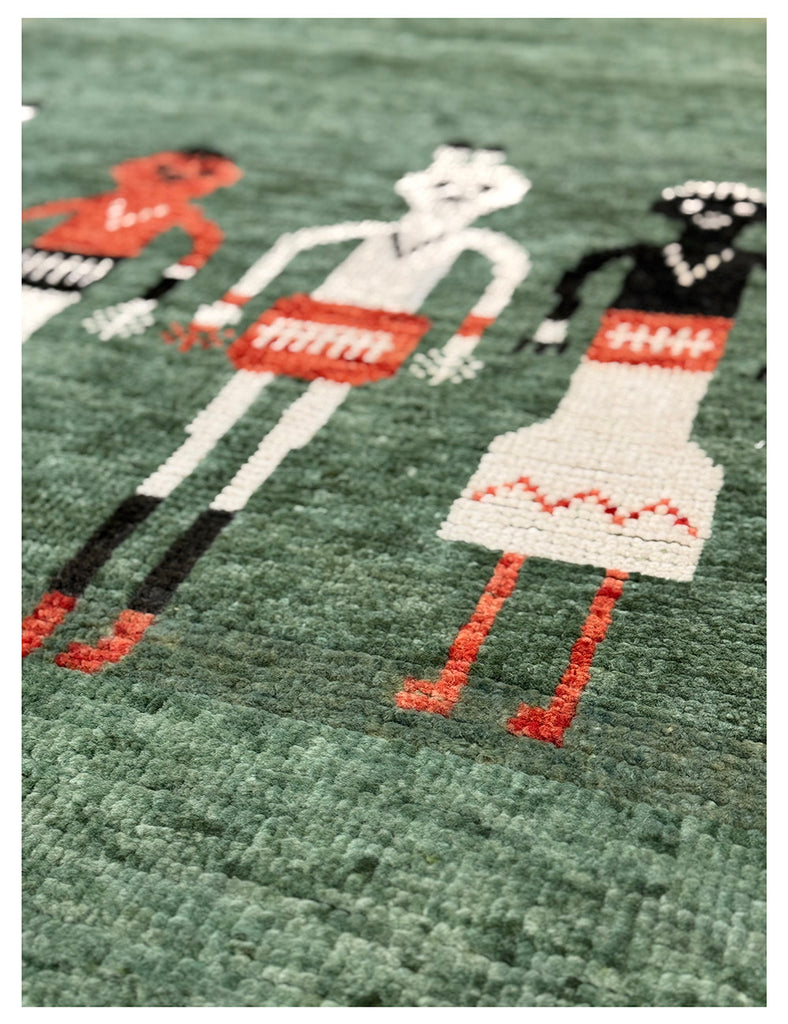 Nomadic Afghan Rug | 170cm x 133cm | Emma Mellor Handmade Rugs