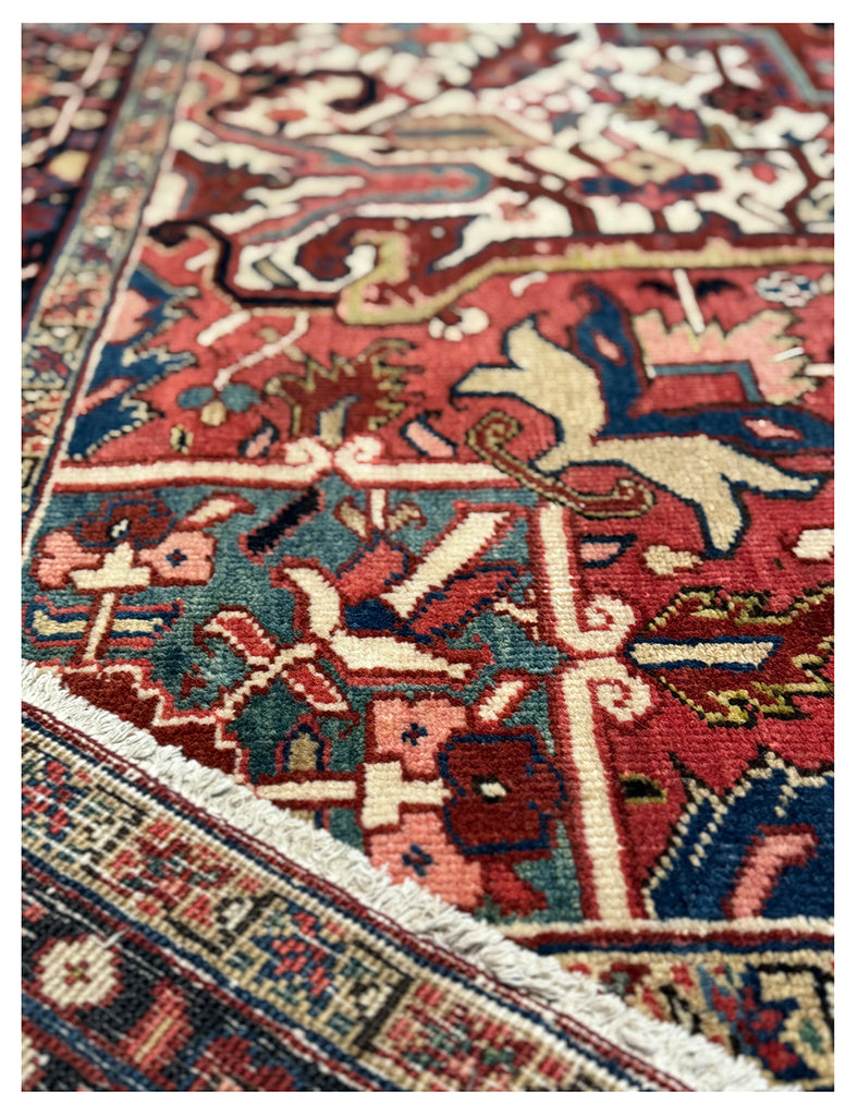 Antique Heriz Rug | 414cm x 305cm | Antique Carpets | Emma Mellor Rugs