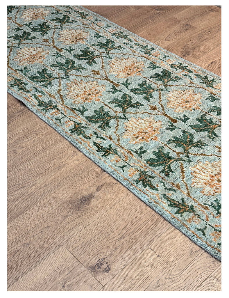 Arts & Crafts Hall Runner  | Hall Rug | Emma Mellor Rugs