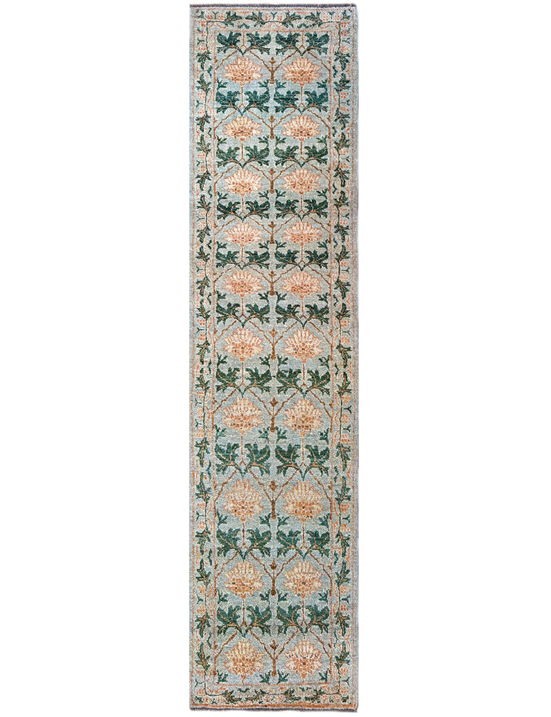 Arts & Crafts Hall Runner  | Hall Rug | Emma Mellor Rugs