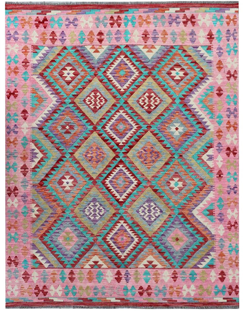 Kilim Rug | 231cm x 175cm | Chalk Kilim Rug | Emma Mellor Rugs London