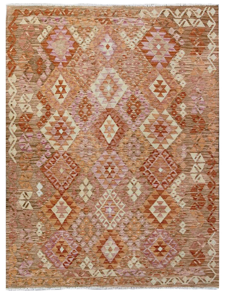 Kilim Rug | 206cm x 152cm | Chalk Kilim Rug | Emma Mellor Rugs London