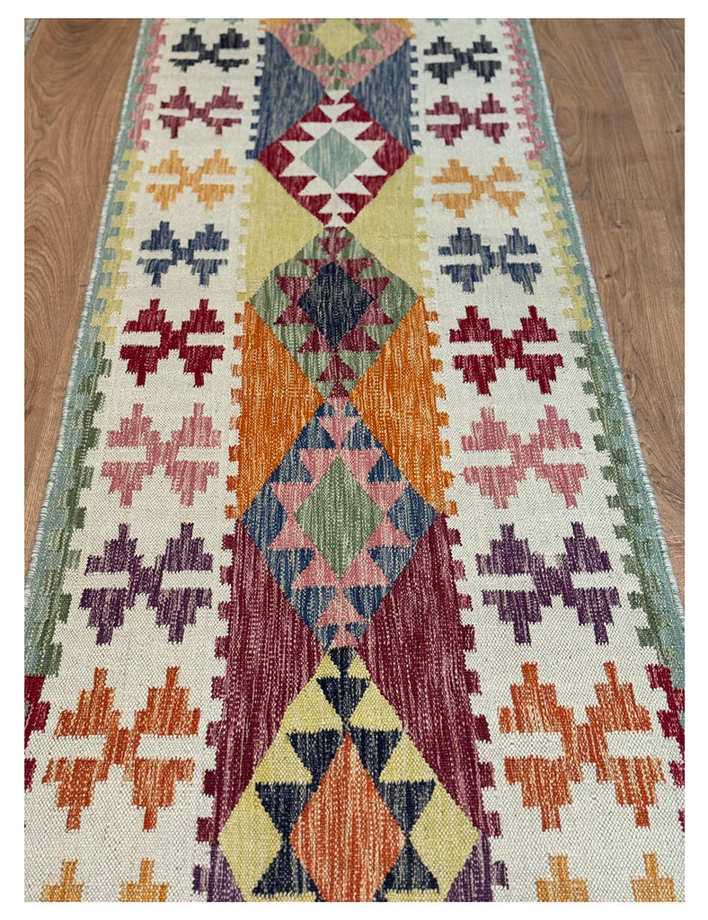 Extra Long Kilim Runner | 1167cm x 86cm | Emma Mellor Handmade Rugs