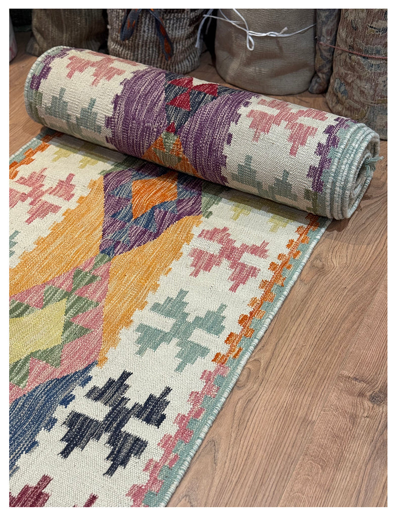 Extra Long Kilim Runner | 1167cm x 86cm | Emma Mellor Handmade Rugs