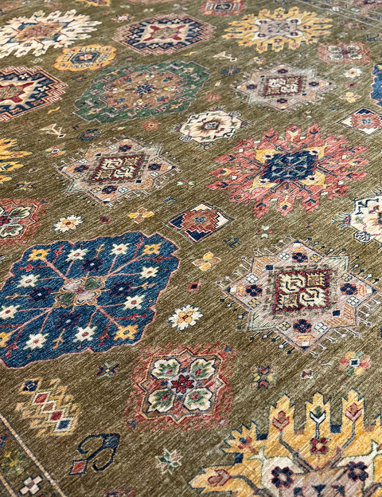 Gendje Rug | 466cm x 372cm | Large Rugs | Emma Mellor Handmade Rugs