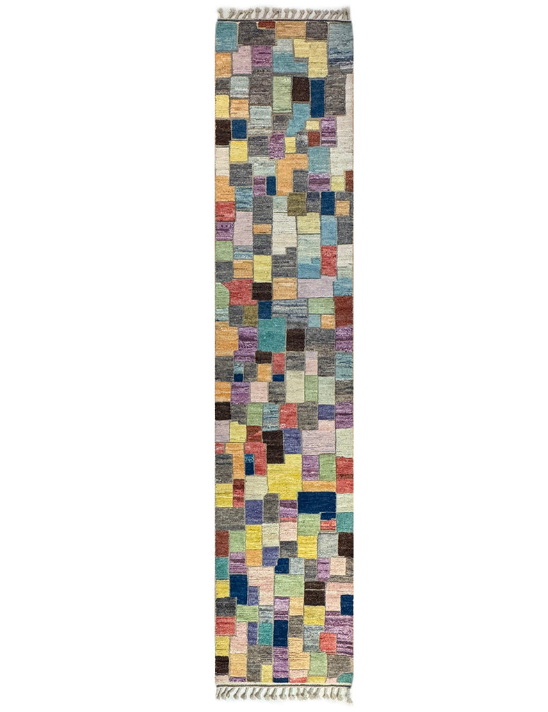 Topov Runner Rug | 392cm x 82cm  | Contemporary Rugs | Emma Mellor Rugs