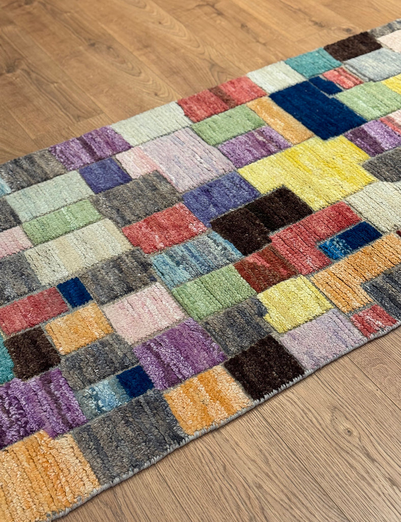 Topov Runner Rug | 392cm x 82cm  | Contemporary Rugs | Emma Mellor Rugs