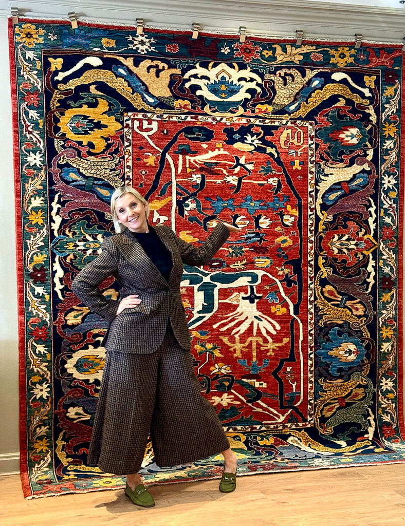 Karakul Rug | 305cm x 253cm | Large Handmade Rugs | Emma Mellor Rugs