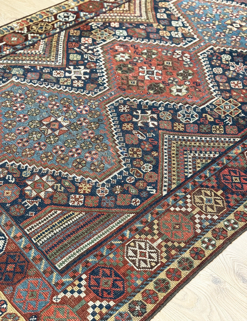 Khamseh Rug | 229cm x 152cm | Antique Rugs | Emma Mellor Handmade Rugs