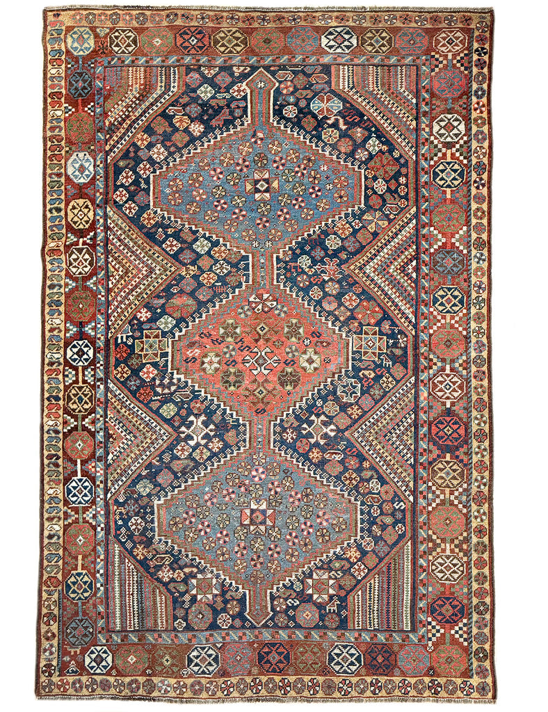 Khamseh Rug | 229cm x 152cm | Antique Rugs | Emma Mellor Handmade Rugs