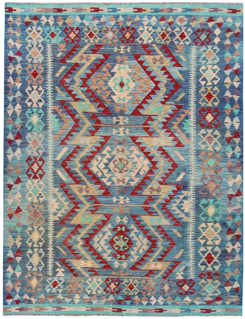 Kilim Rug | 239cm x 184cm | Chalk Kilim Rug | Emma Mellor Rugs London