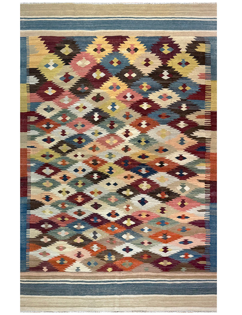 Kilim Rug | 273cm x 177cm  | Mamora Kilim Rug | Emma Mellor Rugs