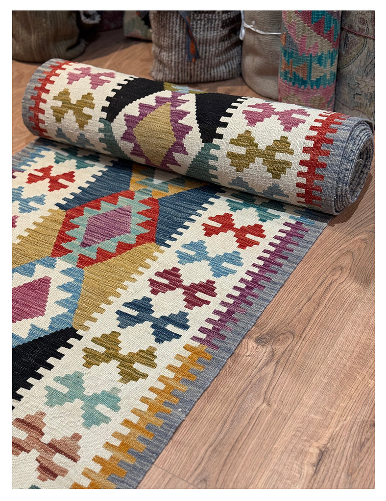 Extra Long Kilim Runner | 1152cm x 85cm | Emma Mellor Handmade Rugs