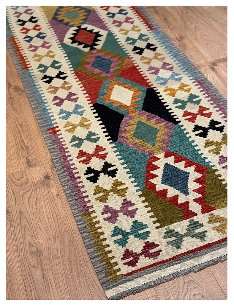 Extra Long Kilim Runner | 1152cm x 85cm | Emma Mellor Handmade Rugs