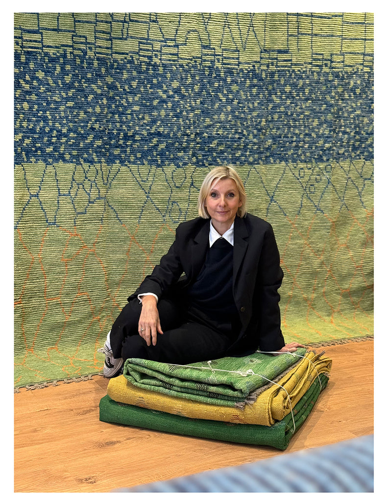 Nomadic Afghan Rug - 301cm x 250cm | Contemporary | Emma Mellor Rugs