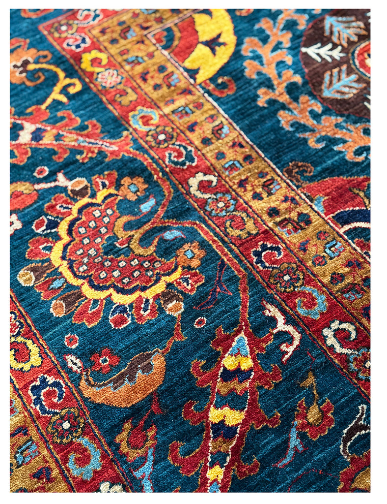 Suzani Rug | 365cm x 270cm | Large Rugs | Emma Mellor Handmade Rugs