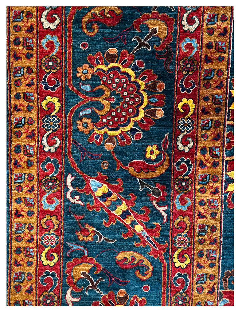 Suzani Rug | 365cm x 270cm | Large Rugs | Emma Mellor Handmade Rugs