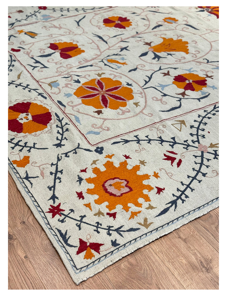 Suzani Rug | 346cm x 238cm | Suzani Rugs | Emma Mellor Handmade Rugs