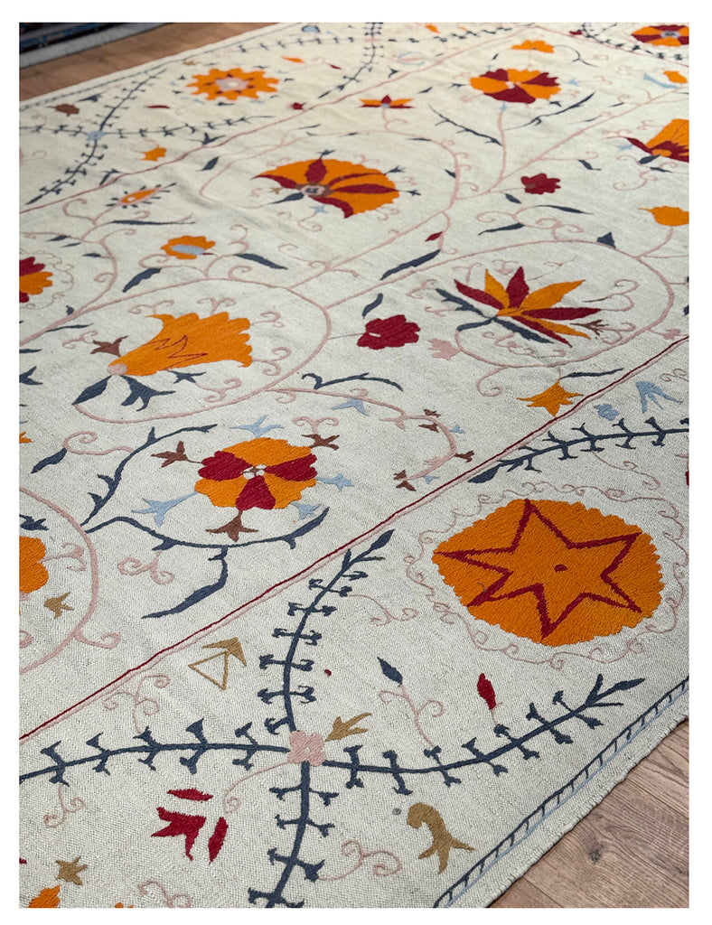 Suzani Rug | 346cm x 238cm | Suzani Rugs | Emma Mellor Handmade Rugs