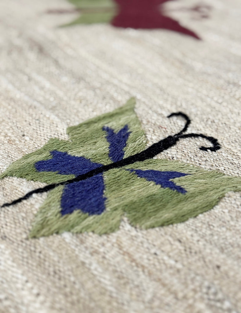 Suzani Rug | 134cm x 82cm | Papillon Rugs | Emma Mellor Handmade Rugs