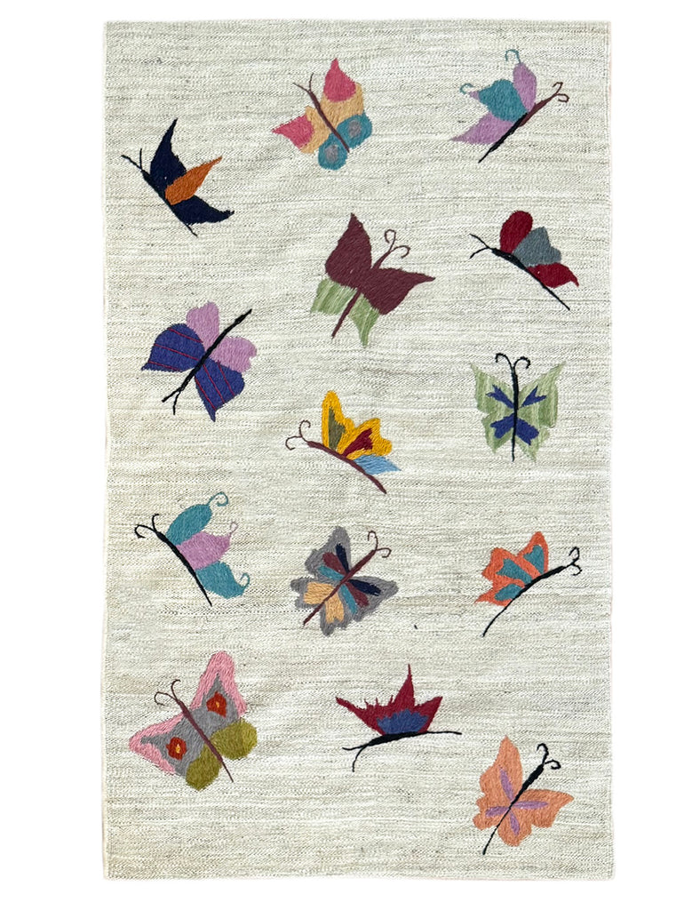 Suzani Rug | 134cm x 82cm | Papillon Rugs | Emma Mellor Handmade Rugs