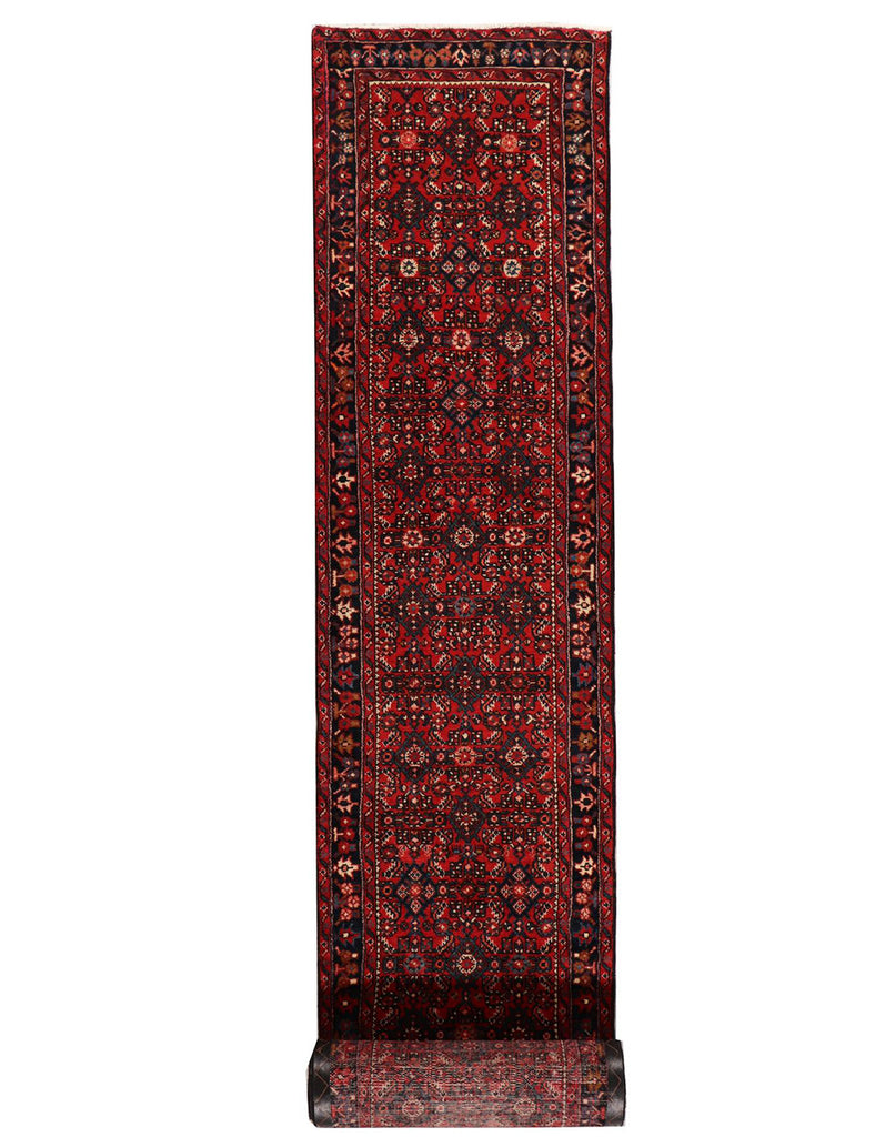 Long Hossienabad Runner - 508cm x 76cm (16'8- x 2'6) - Long Hall Runner - HANDMADE RUG COMPANY