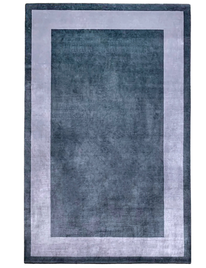 SILK BORDER RUG BY EMMA MELLOR - HANDMADE RUGS AND KILIMS