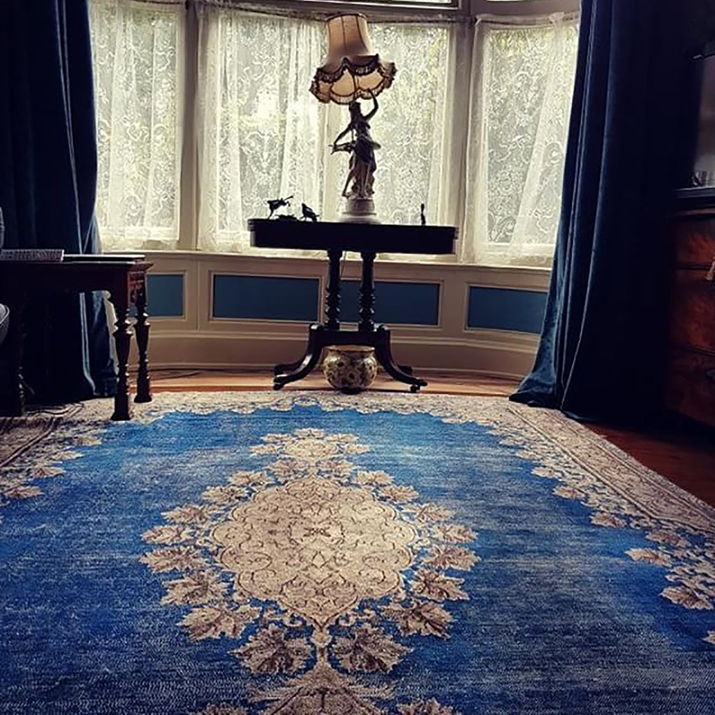 A vintage bayat rug from The Handmade Rug Company