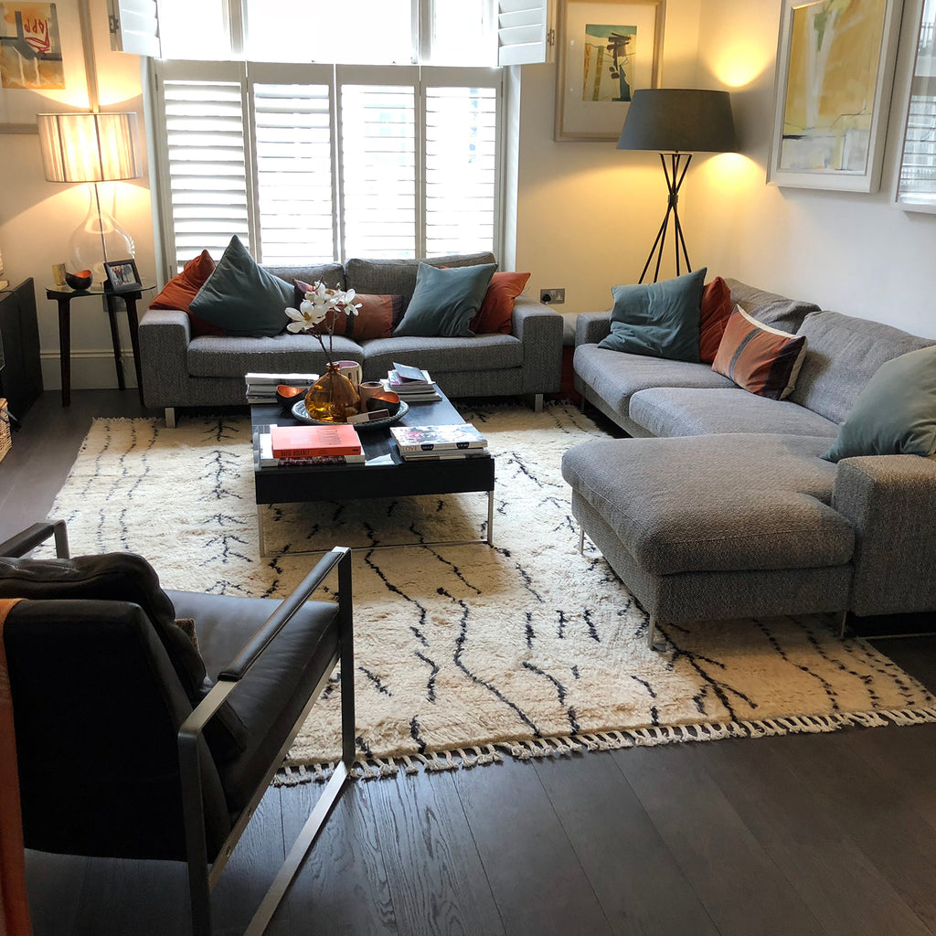 Handmade Berber rug from The Handmade Rug Company