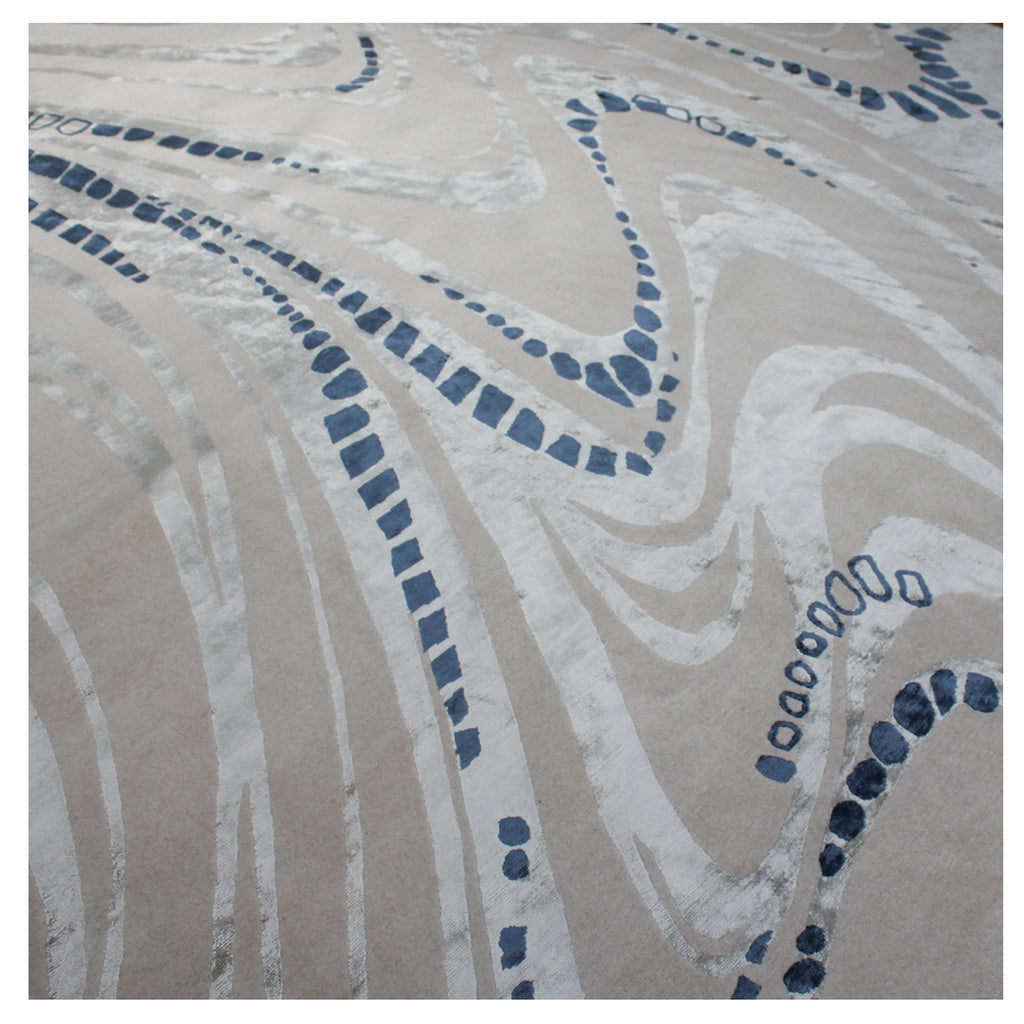 SKINNY RIBBONS  - 400cm x 300cm (13'1 x 10') - CONTEMPORARY RUGS - HANDMADE RUG COMPANY
