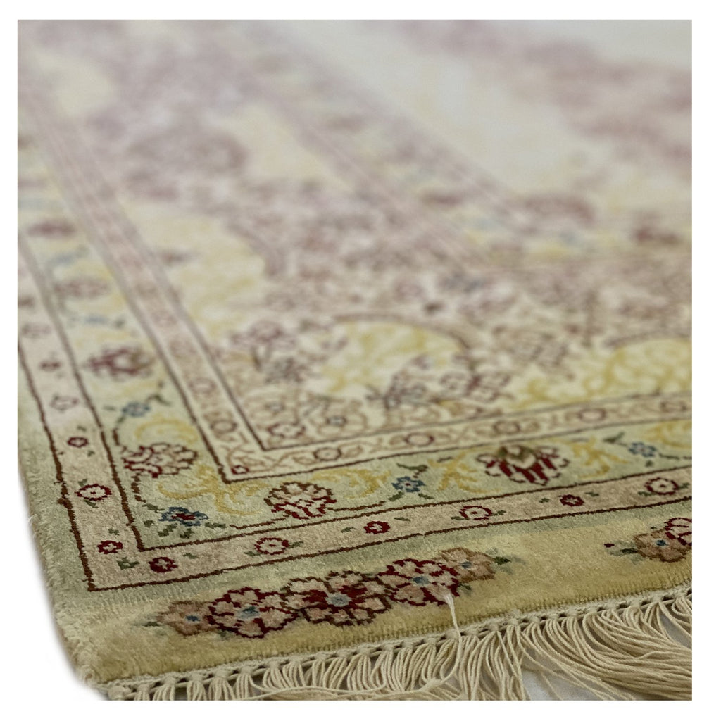 SILK HEREKE - 244cm x 153cm (8' x 5') - SILK RUGS - HANDMADE RUG COMPANY
