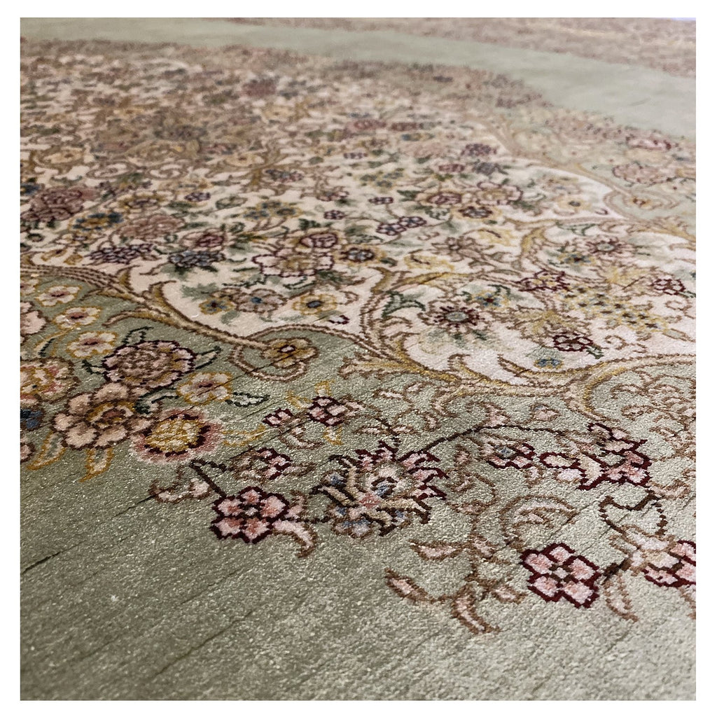 SILK HEREKE - 244cm x 153cm (8' x 5') - SILK RUGS - HANDMADE RUG COMPANY