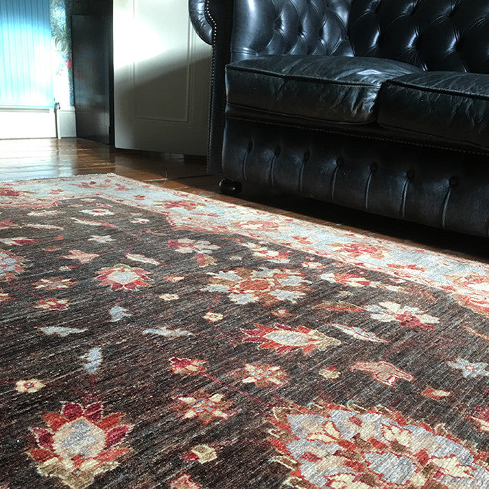 handmade ziegler rug