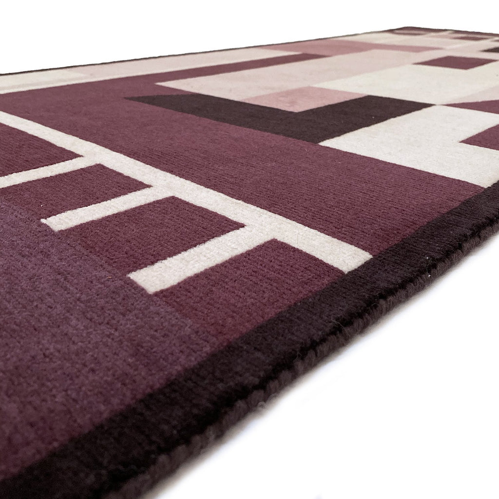 MODERNIST RUNNER BY MALLABON FOR THE HANDMADE RUG COMPANY - 300cm x 75cm (10' x 2'6) - HALL RUNNER COLLECTION