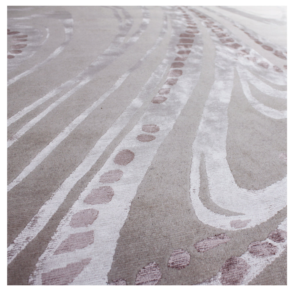 SKINNY RIBBONS IN PINK BY THE HANDMADE RUG COMPANY