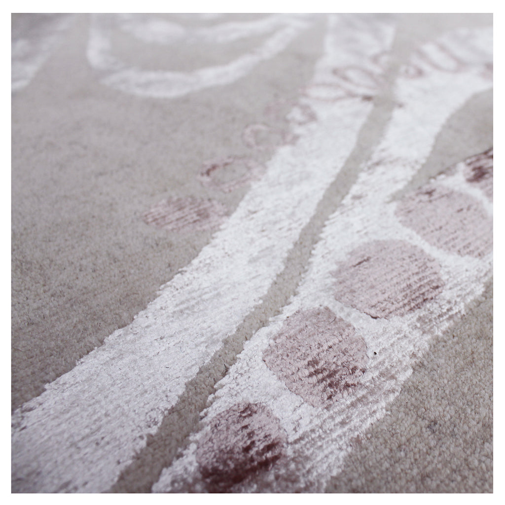 SKINNY RIBBONS IN PINK BY THE HANDMADE RUG COMPANY