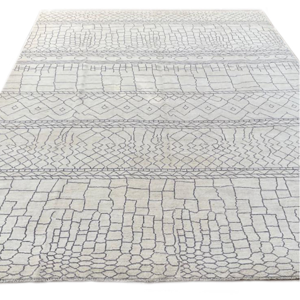 LARGE QAMBANI RUG - LARGE CONTEMPORARY RUGS - Emma Mellor