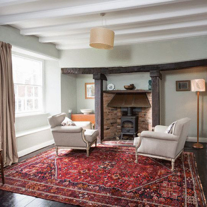 handmade Persian Qashqai rug