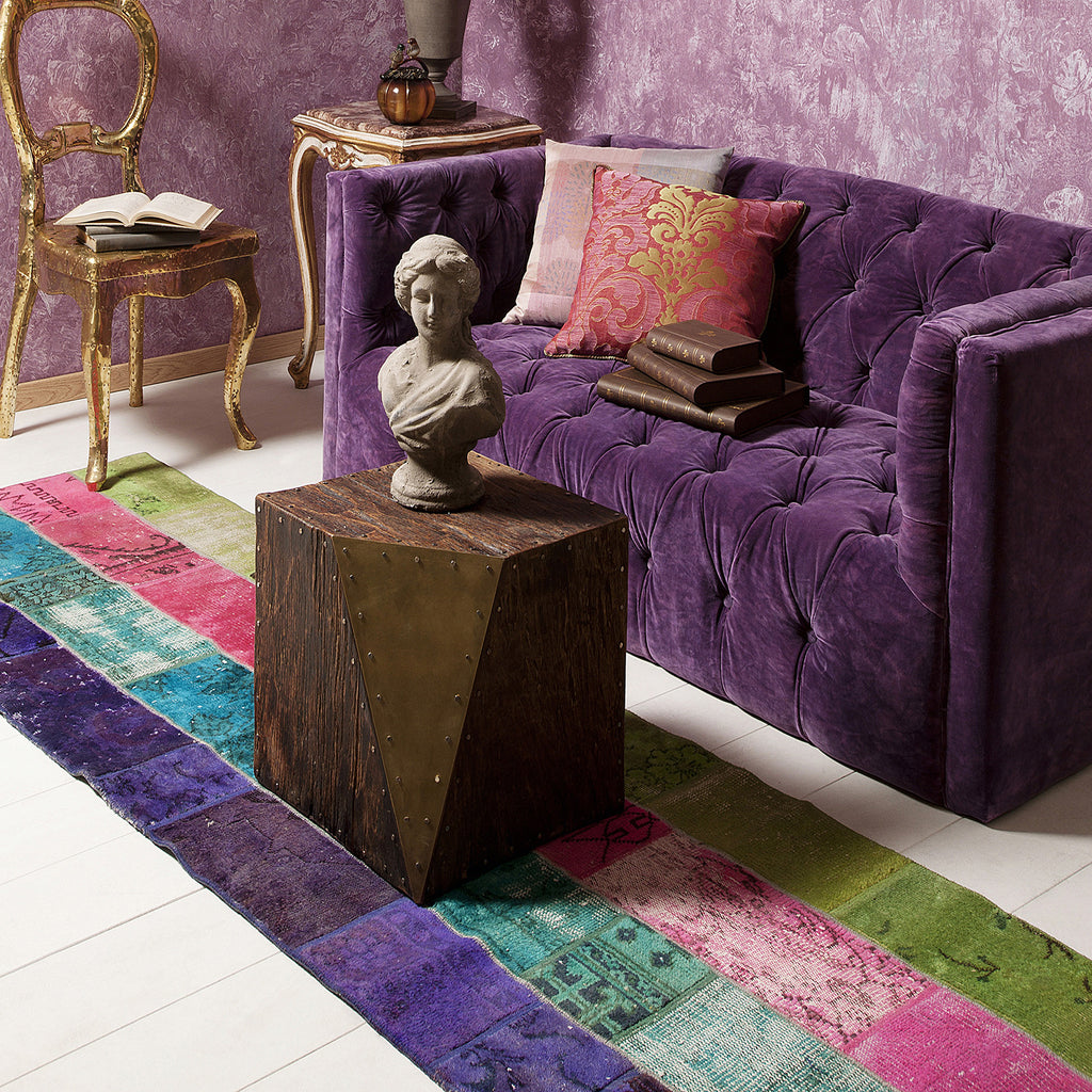 patchwork rug runner