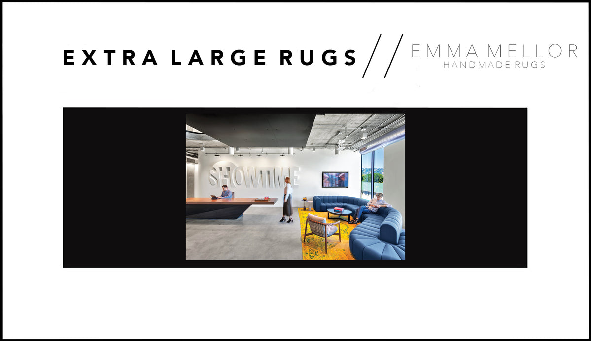 Custom Extra Large Rug SIZE // EXTRA LARGE RUGS– EMMA MELLOR HANDMADE RUGS LIMITED LONDON