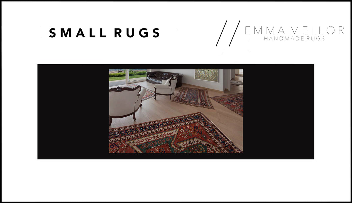 SIZE // SMALL RUGS– EMMA MELLOR HANDMADE RUGS LIMITED LONDON