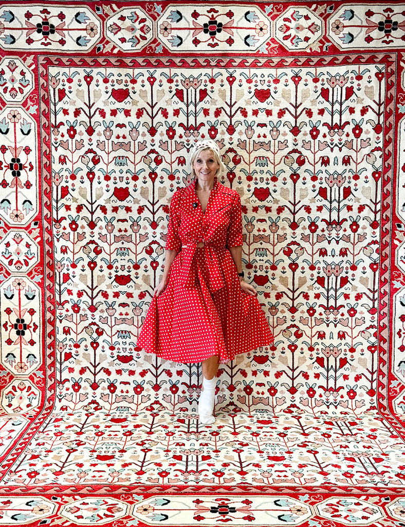 Persephone Rug | 413cm x 300cm | Suzani Rugs | Emma Mellor Rugs