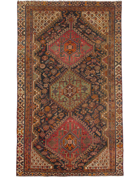 Khamseh Rug | 227cm x 136cm | Antique Rugs | Emma Mellor Handmade Rugs