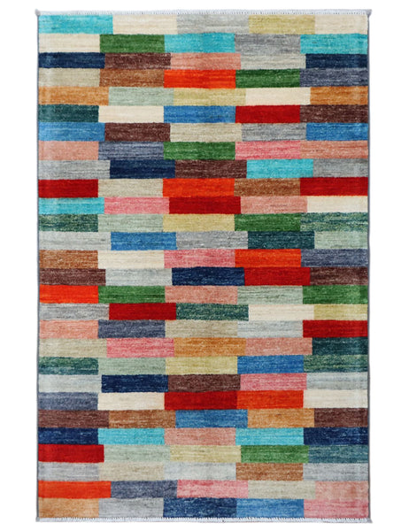 Arc Rug | 150cm x 100cm | Contemporary Rug | Emma Mellor Handmade Rugs