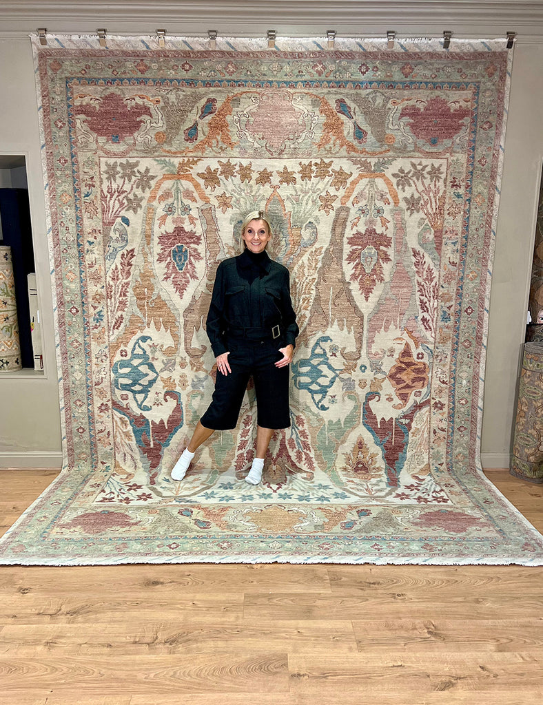 Arlatan Rug | 364cm x 275cm | Large Handmade Rugs | Emma Mellor Rugs