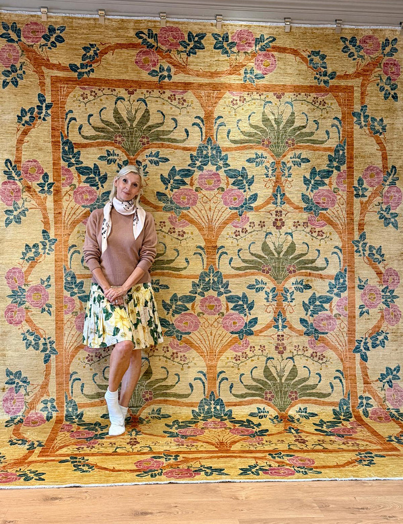 Arts and Crafts Rug | 362cm x 277cm | Rugs | Emma Mellor Handmade Rugs