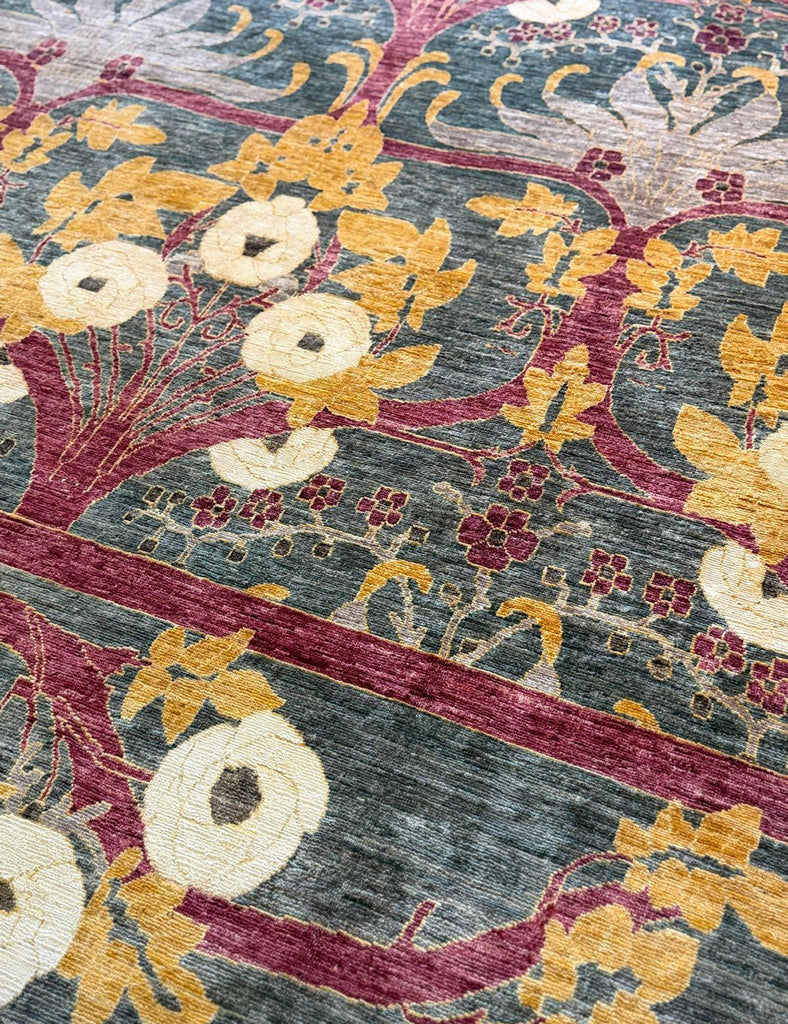 Arts & Crafts Rug | 417cm x 300cm | Emma Mellor Handmade Rugs